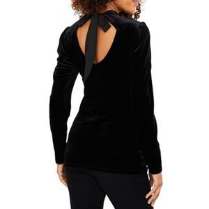 Motherhood Maternity Velvet Turtleneck Top